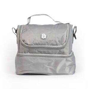 Lonchera Activo Zan Grande Gris